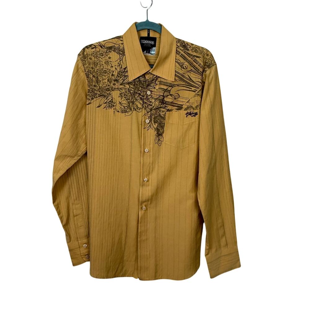 Billabong Y2K Western Button Up Large | Vintage Surf Skater Festival Cowboy Core - Picture 3 of 10